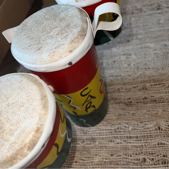 Jamaica Other Vintage Musical Instrument Bongo Drums Bamboo Jamaica Reggae No Problem